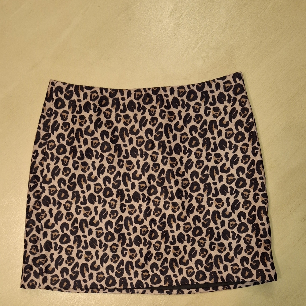 Leopard Print Women's Skirt